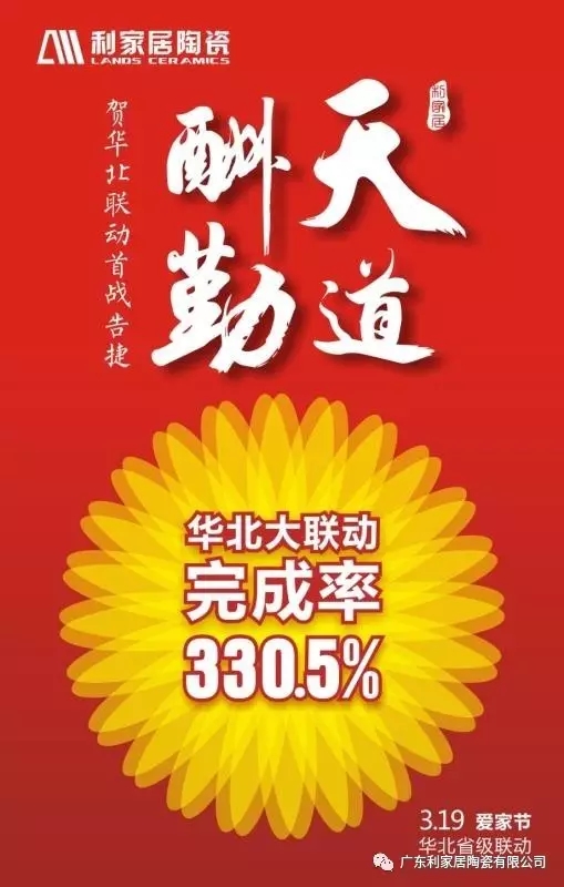 利家居陶瓷 “愛家節(jié)” 3月19日華北省級聯(lián)動圓滿